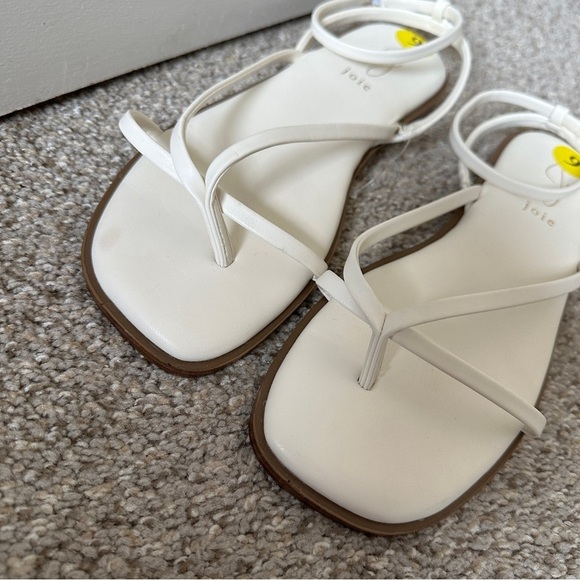Joie Vida Ecru Cream Strappy Leather Sandals Women's Size 9 NWOT - Picture 2 of 7